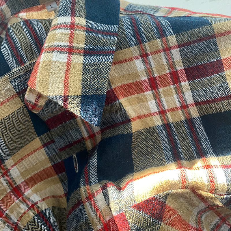 Men's Classic Casal SliFit Check Brshed Cotn Long Sleeve Shirt