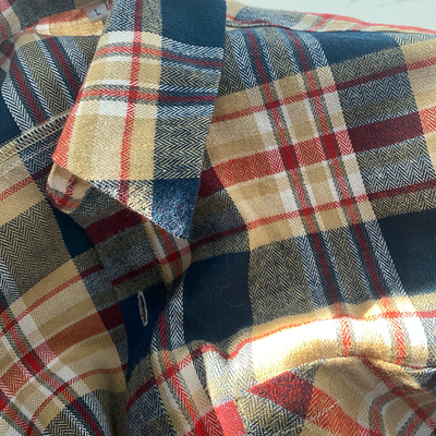 Men's Classic Casal SliFit Check Brshed Cotn Long Sleeve Shirt