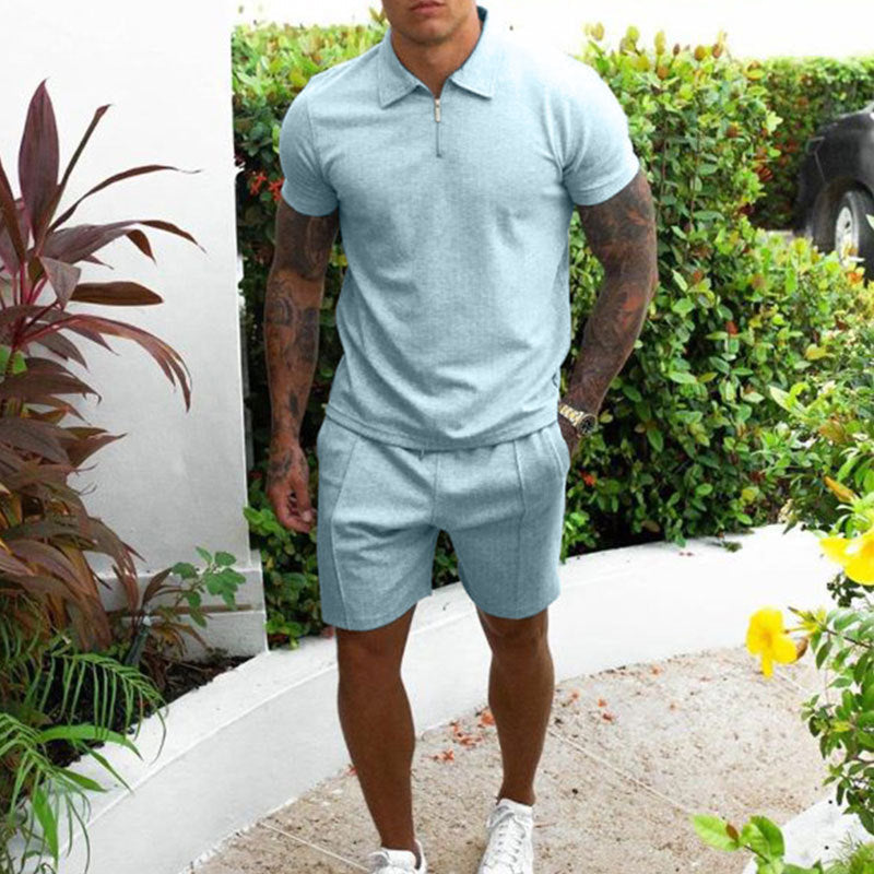 Dorian® | Summer Two-Piece Sporty Short-Sleeved Suit For Men