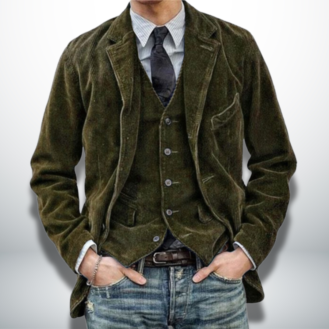 Bernabé® | Elegant jacket with velvet effect