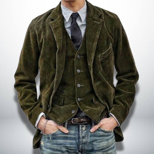 Bernabé® | Elegant jacket with velvet effect