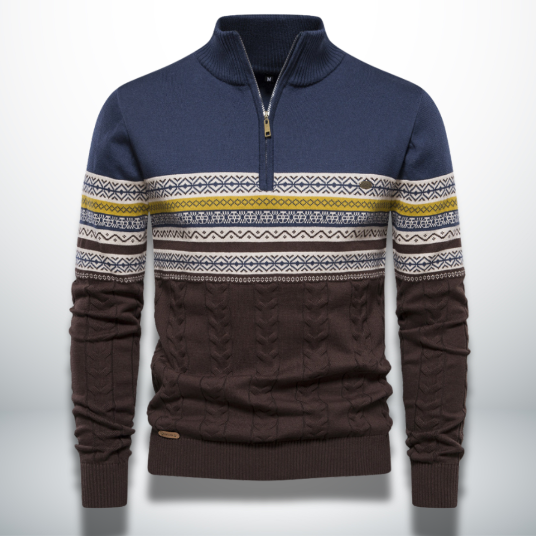 Casimiro® | Refined men's sweater in cotton