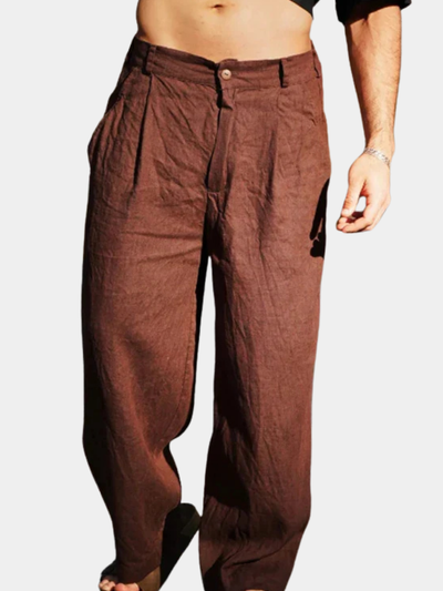 Kobe® | Wide Leg Linen Trousers