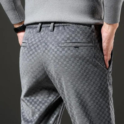 Orestes® | Corduroy Check Trousers