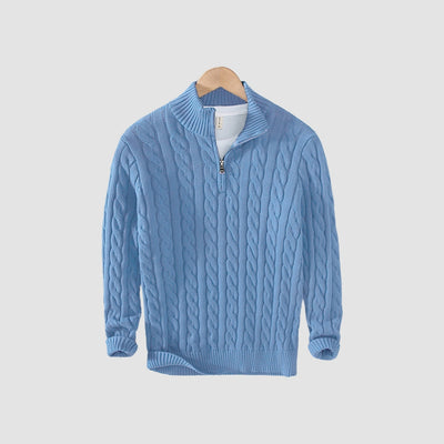 Bialas® | MV Thick Half Zipper Cotton Sweater