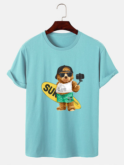 Hudson® | Surf Bear Print T-Shirt