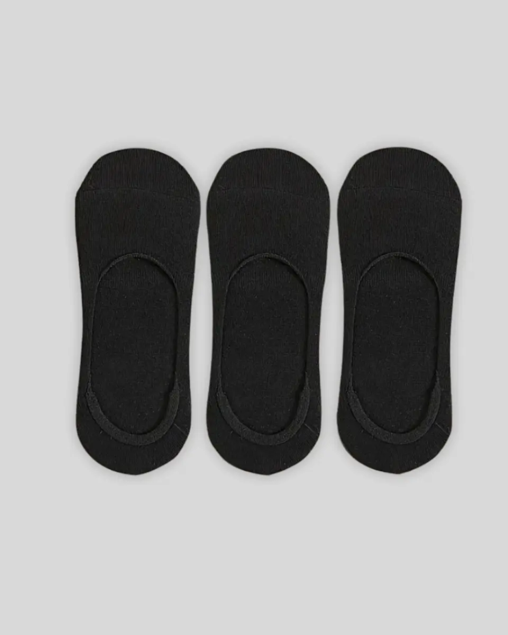 Albert | 3 Pair of Invisible Loafer Socks - Black