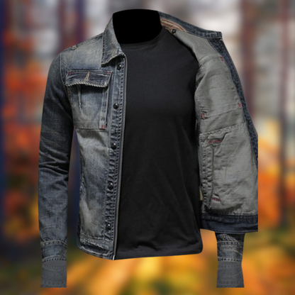 Edelmiro® | Retro Style Denim Jacket