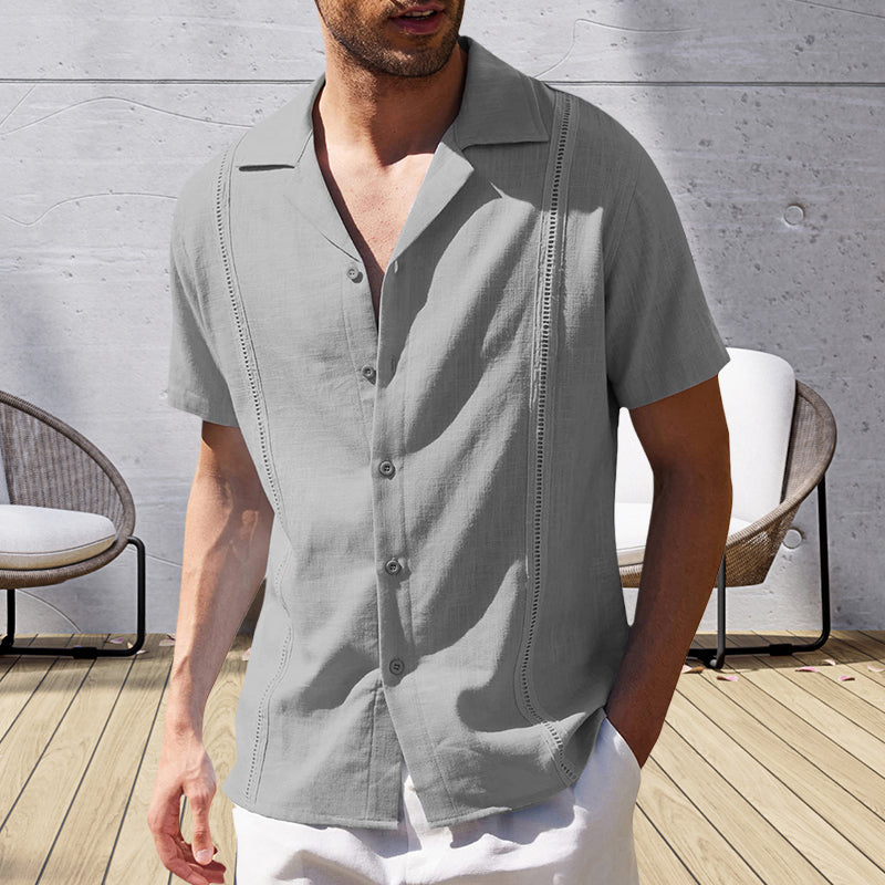Juan® | Men'S Casual Short-Sleeved Linen Beach Shirt