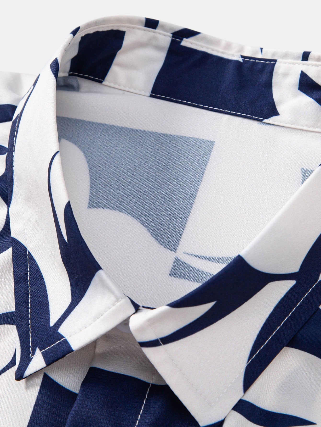 Juan® | Color Block Print Button Up Shirt