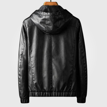 Darrien® | Leather Hoodie
