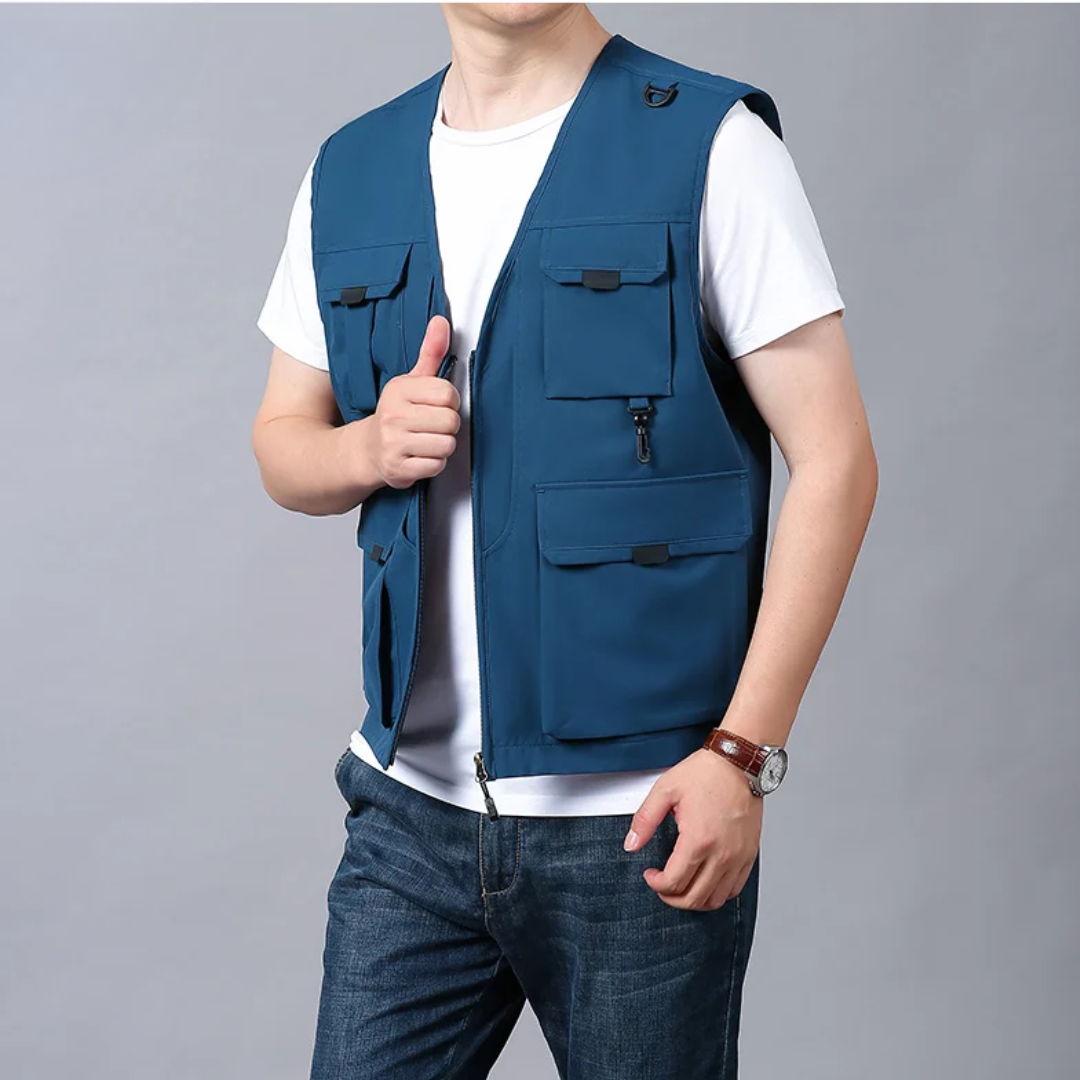 hola BREATHABLE MULTI-POCKET CARGO VEST