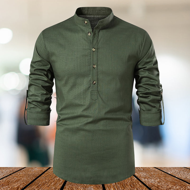 Joseph® | Men'S Solid Color Casual Button Down Shirt