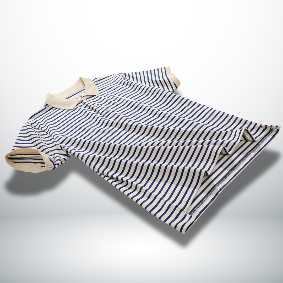 Kjell® | Classic Horizontal Striped Polo Shirt