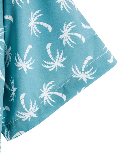 Nicolás® | Coconut Tree Print Shirt