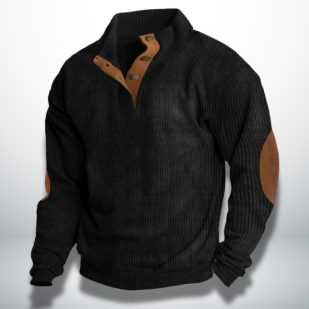 Clarencio® | Men's Velvet Effect Pullover