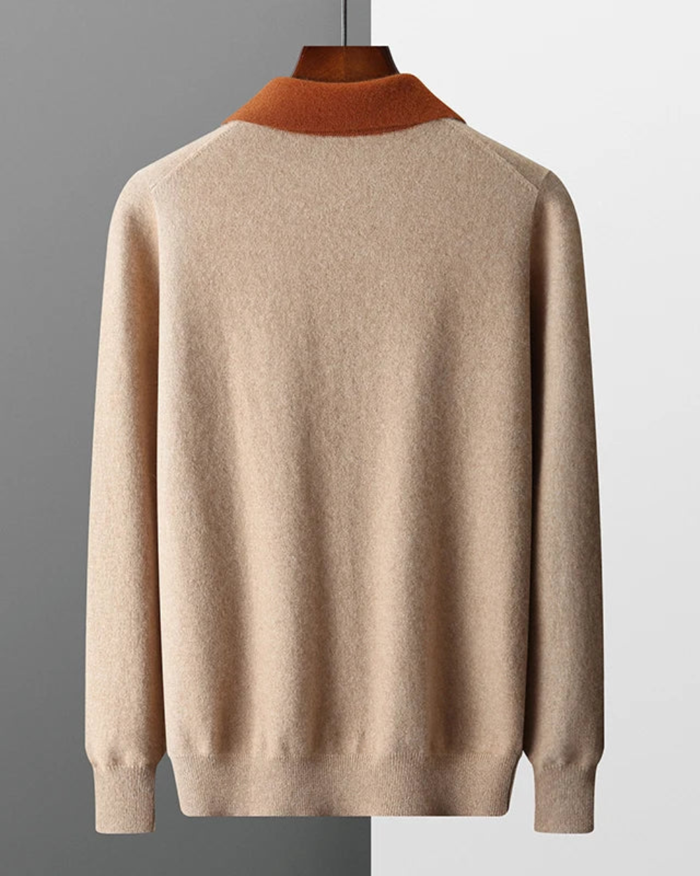 Evander | Castelle Cashmere Zip Up Polo