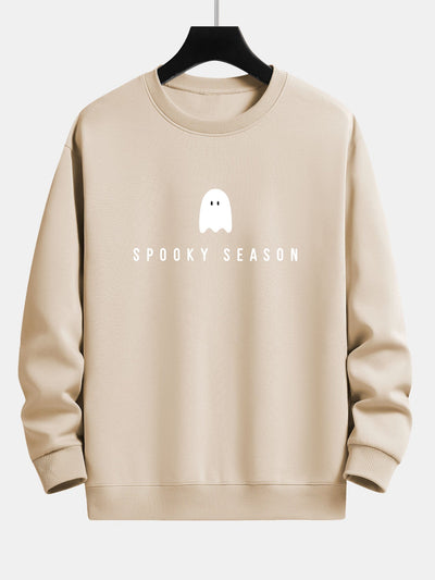 César® | Spooky Season Ghost Print Relax Fit Sweatshirt