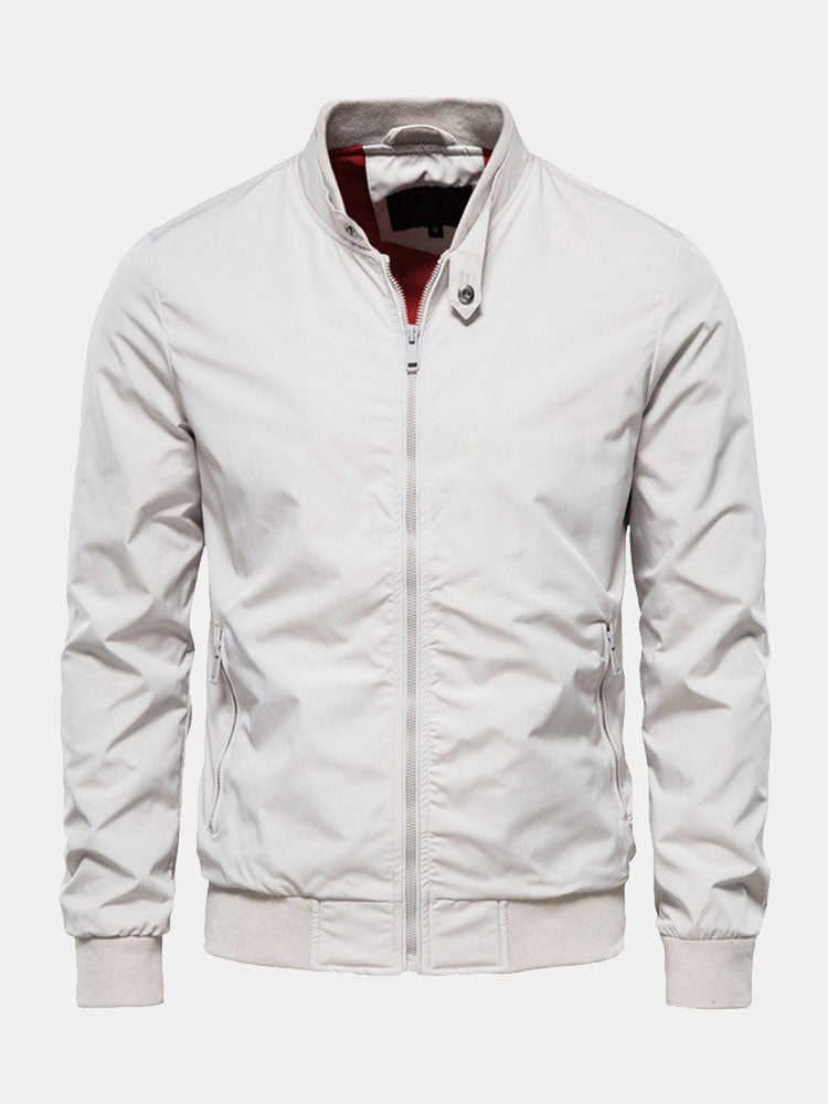 Erick® | Stand Collar Zip Up Jacket