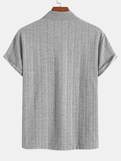 George® | Textured Zipper Polo
