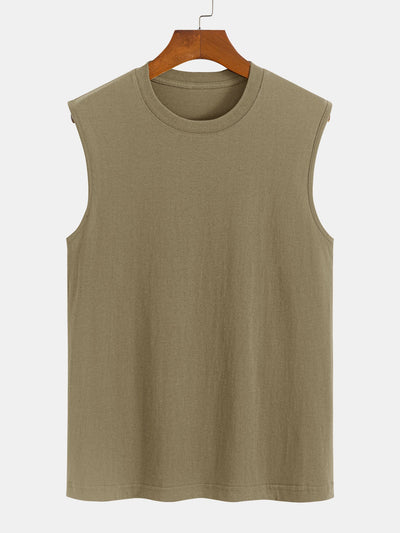 Crisanto® | Solid Color Cotton Tank Top