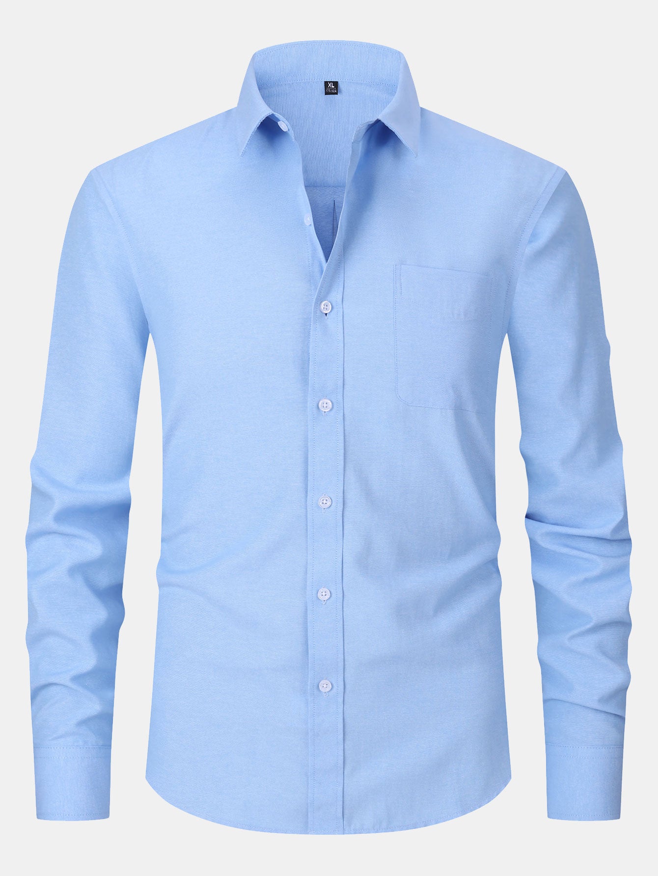 Fulvio® | Long Sleeve Pocket Button Up Oxford Shirt