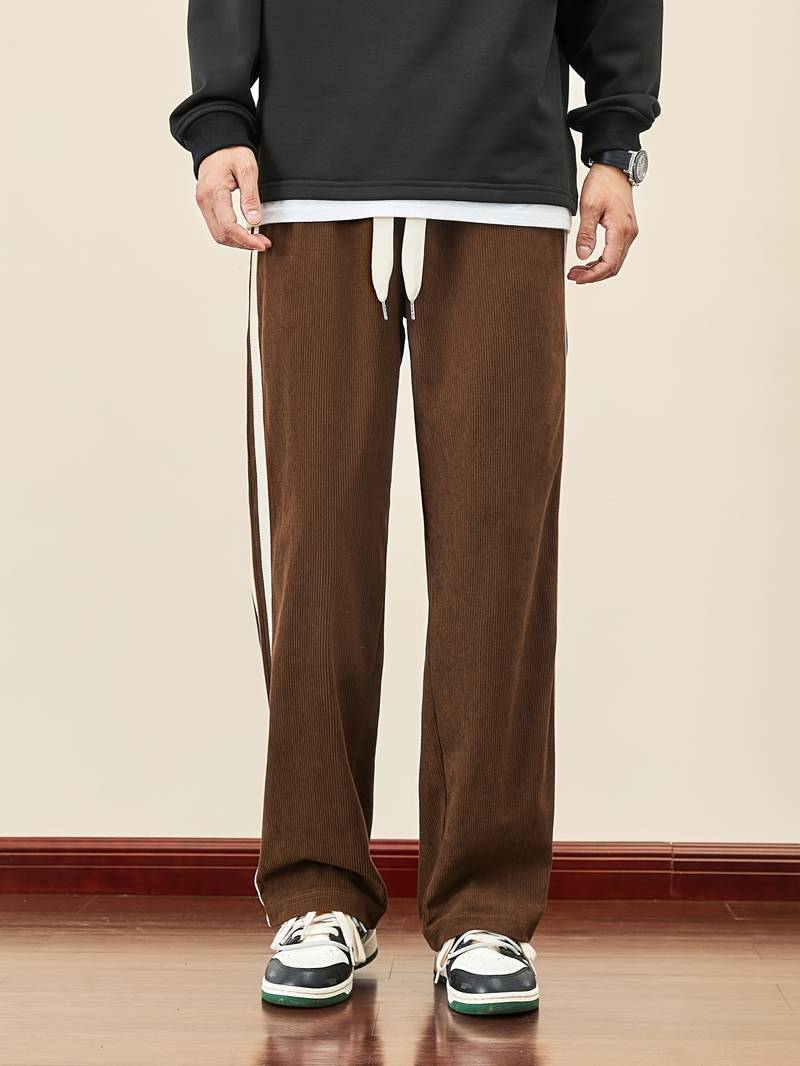 Quilino® | Color Block Drawstring Pants For Men