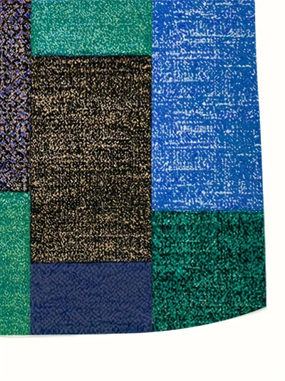 Claudian® | Casual Button Closure With Checked Pattern