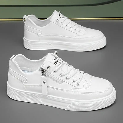 Julian® | Leather Sneakers With Zip Detail