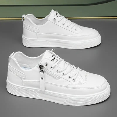 Julian® | Leather Sneakers With Zip Detail