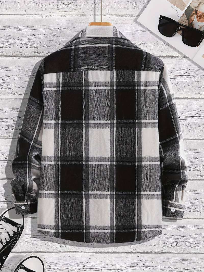 Remigio® | Chic Checked Shirt For Men