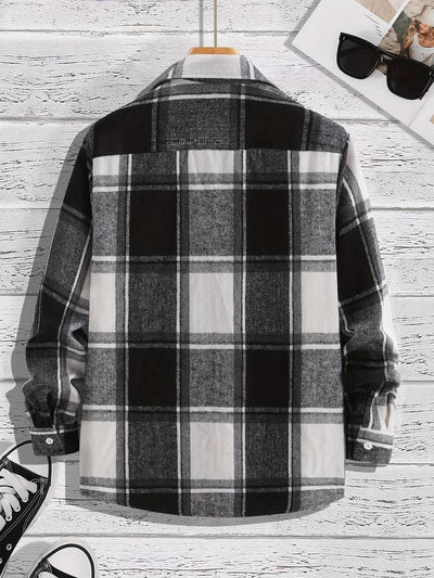 Remigio® | Chic Checked Shirt For Men