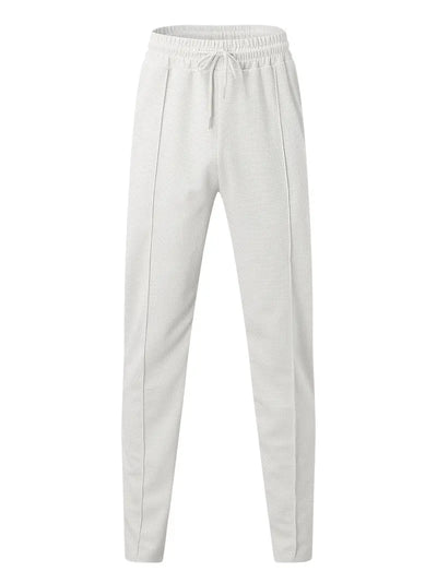 Silvestre® | Waffle Pattern Drawstring Jogging Pants For Men