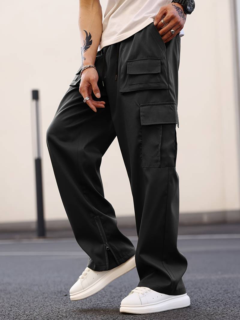 Gates® | Straight-Leg Cargo Pants With Multiple Pockets For Men