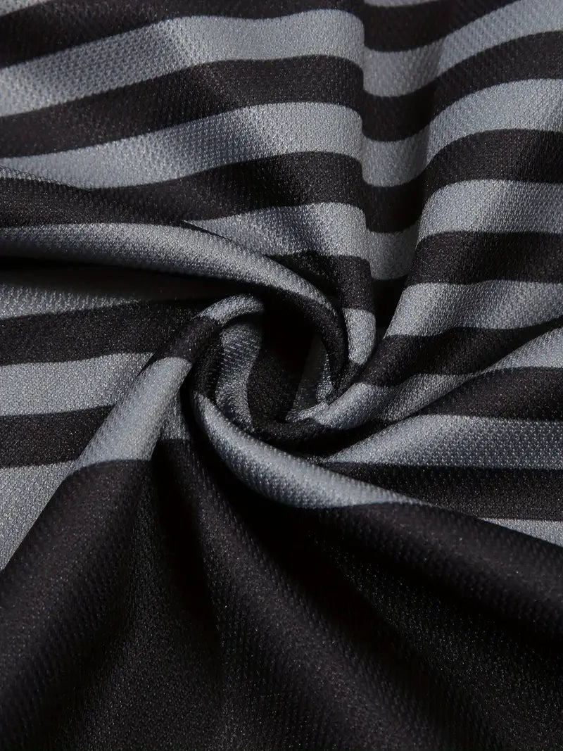 Dale® | Striped Casual Color Block Short Sleeve Shirt