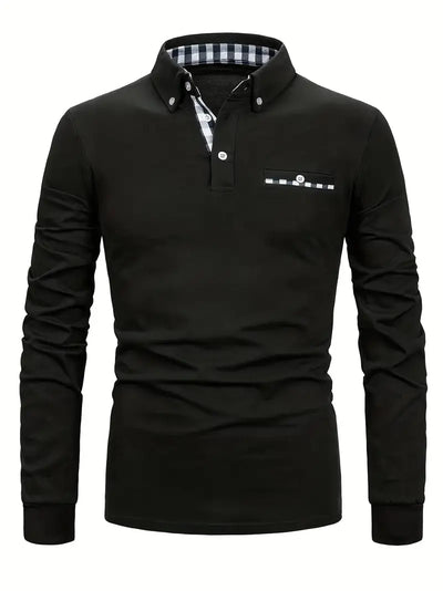 Long® | Plaid Button-Down Long Sleeve Shirt