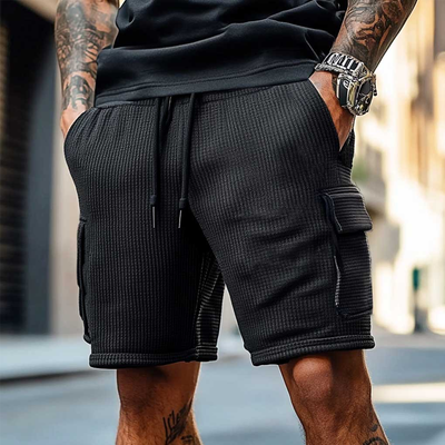 Clayton | Men'S Casual Solid Color Elastic Loose Shorts