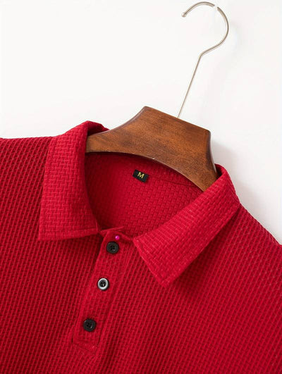 Macaria® | Solid Leisure Golf Shirt For Men