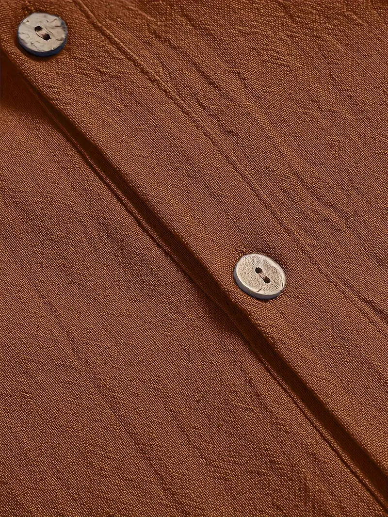 Lynea® | Casual Hooded Shirt With Buttons