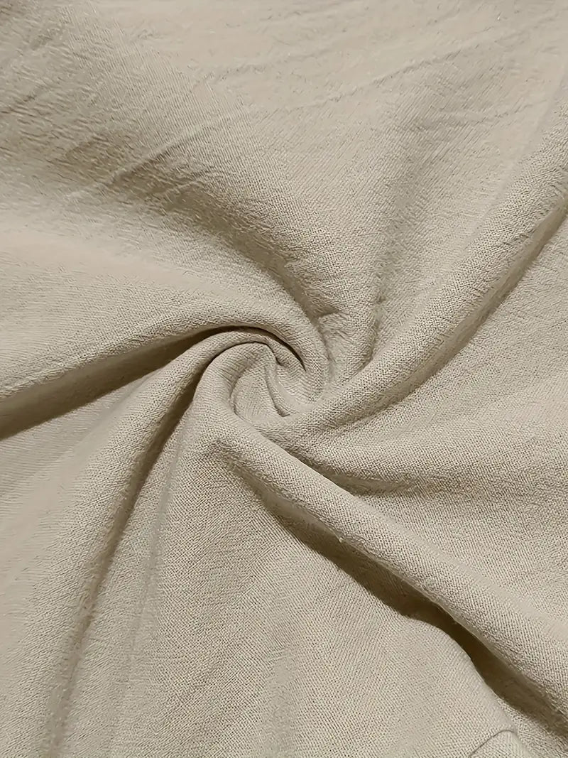 Joshua | Wide-leg linen pants with drawstring