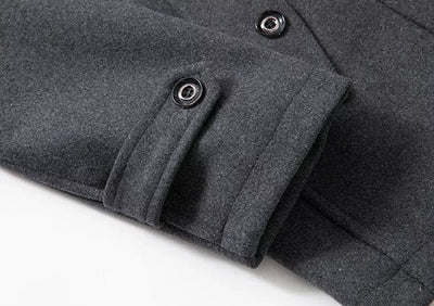 Eulises | Men's double-layered coat with high collar