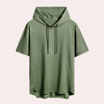 José® | Solid Color Hooded T-Shirt For Men