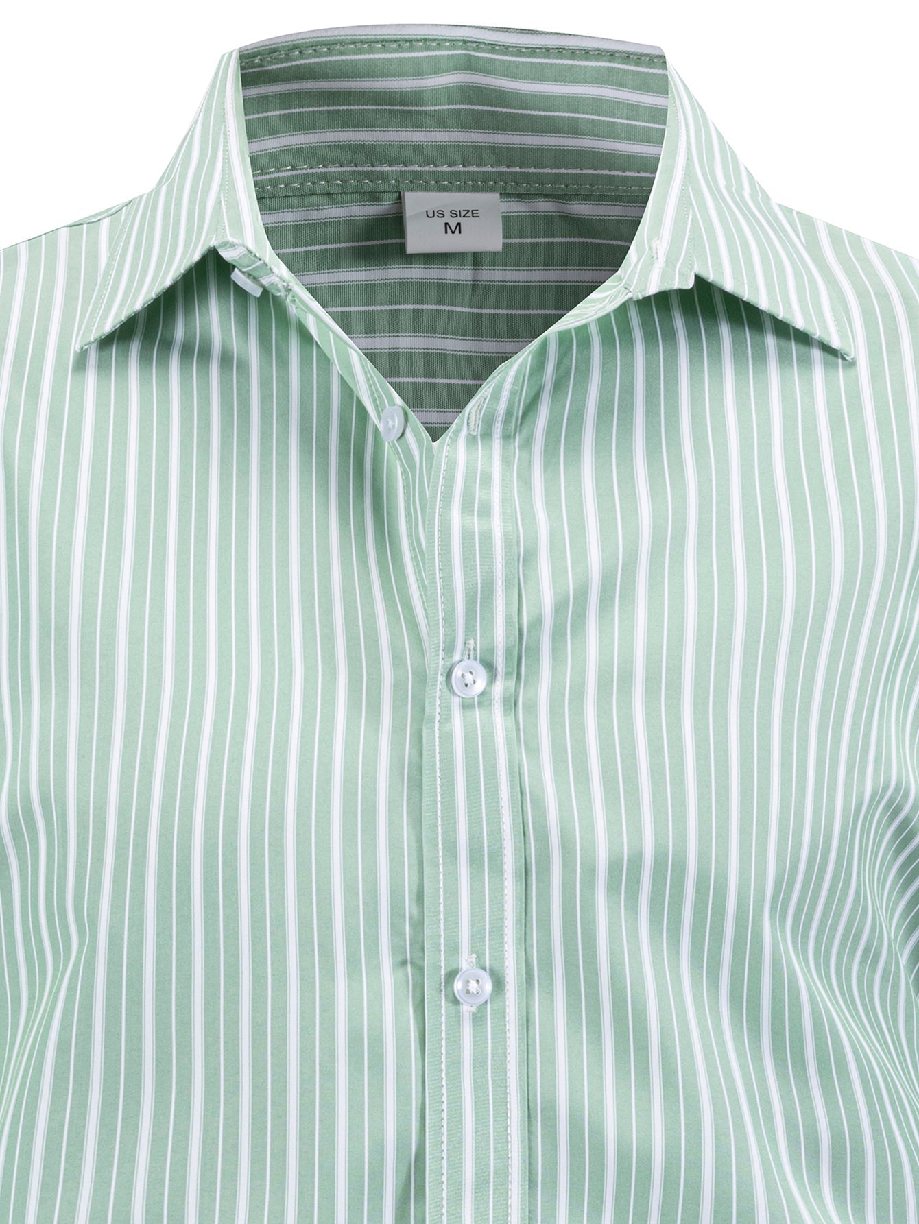 Ladislao® | Long Sleeve Stripe Button Up Shirt