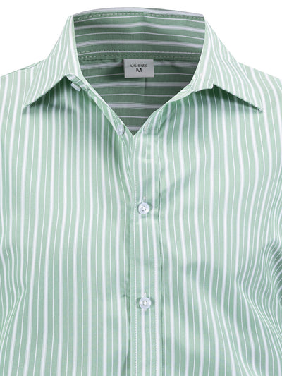 Ladislao® | Long Sleeve Stripe Button Up Shirt