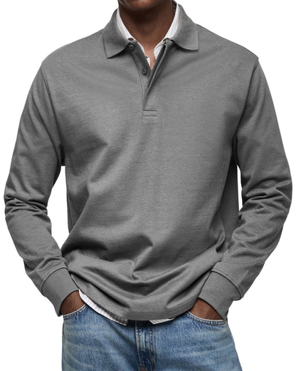 Elliot® | Casual Polo Shirt With Long Sleeves