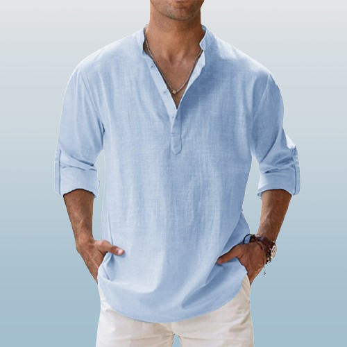 Seth® | Linen Shirt With Long Sleeves