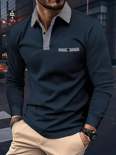 Daniel® | Classic Long-Sleeved Polo Shirt For Spring