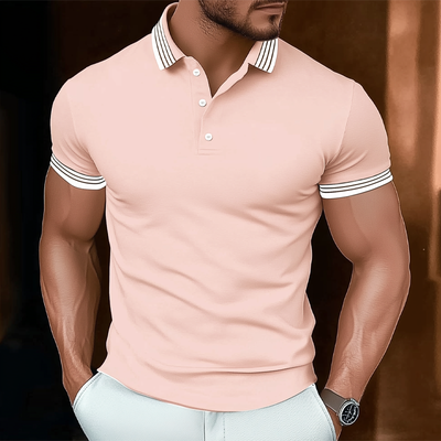 Marco | Men'S Basic Business Stitching Cotton Short Sleeve Polo Shirt