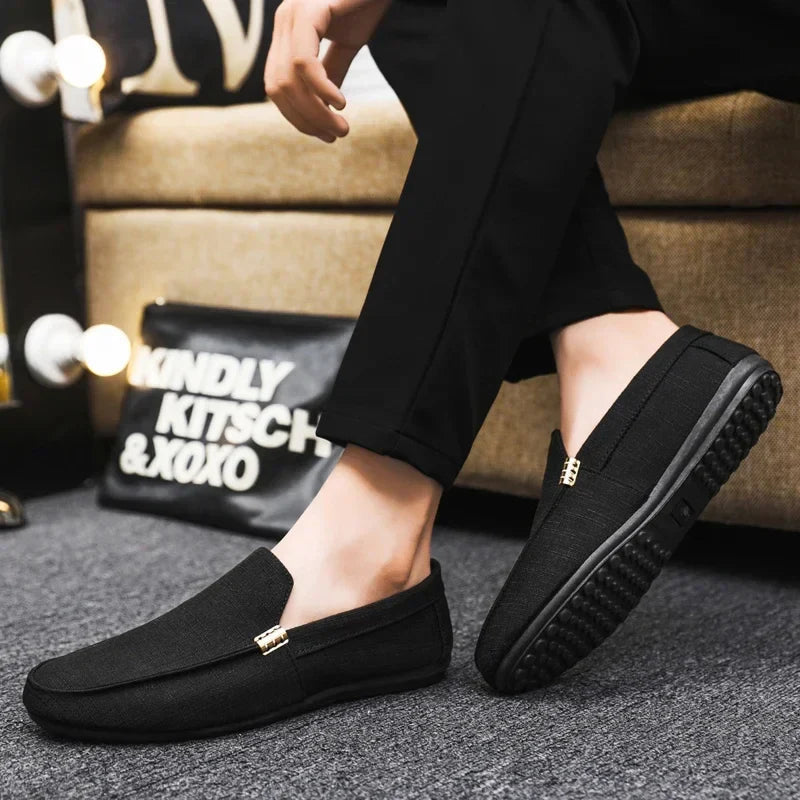 Atiyeh® | Krom Canvas Loafers