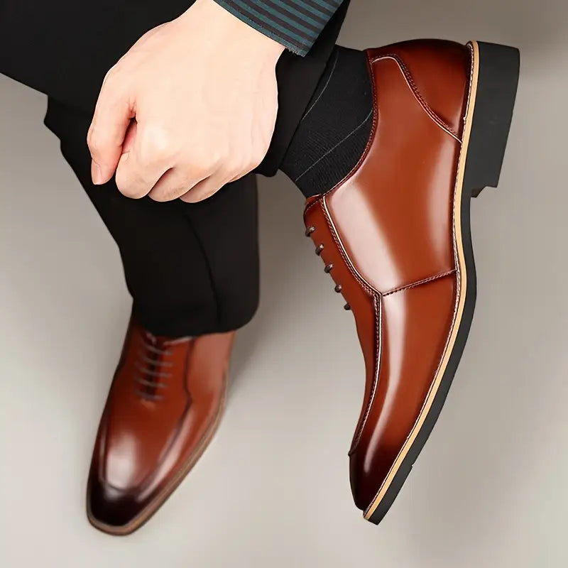 Emilio® | Cambridge Genuine Leather Dress Shoes